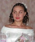 Марианна: свадебная прическа и макияж